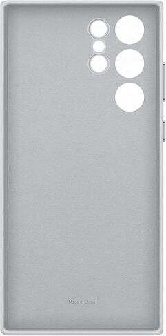 SAMSUNG Galaxy S22 Ultra Leather Cover - Official, Shock-Absorbent, Black in Saudi Arabia