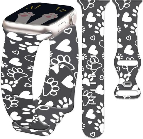 Compatible with Apple Watch Band 38mm 40mm 41mm 42mm 44mm 46mm 45mm 49mm for Women Men, Soft Silicone Waterproof Replacement Strap for iWatch Bands Series 10 9 8 7 6 5 4 3 2 1 SE Ultra/Ultra 2 in Kuwait