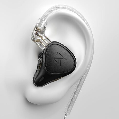 سماعات أذن KZ ZEX Pro HIFI داخل الأذنين، سماعات أذن KZ ZEX Pro IEM مع 1 محرك إلكتروستاتيكي 1 سائق ديناميكي 1 سماعات رأس هجينة لمحرك المحرك المتوازن للموسيقيين الصوتيين (مع ميكروفون، فضي) in Kuwait