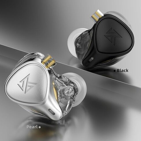 سماعات أذن KZ ZEX Pro HIFI داخل الأذنين، سماعات أذن KZ ZEX Pro IEM مع 1 محرك إلكتروستاتيكي 1 سائق ديناميكي 1 سماعات رأس هجينة لمحرك المحرك المتوازن للموسيقيين الصوتيين (مع ميكروفون، فضي) in Kuwait