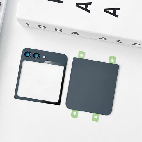 Z Flip 5 Back Glass Replacement for Samsung Galaxy Z Flip 5 Phone Back Cover Glass with Pre-Installed Tape+Toolsd (Graphite) in Kuwait