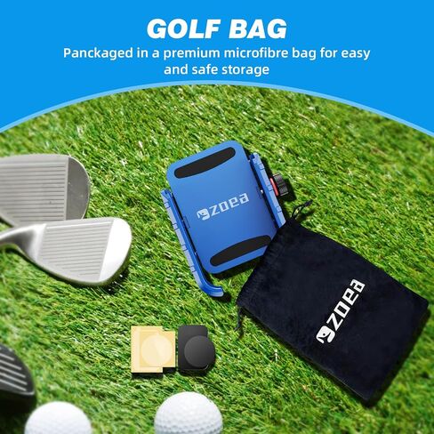 ZOEA Golf Cart Magnetic Phone Holder, Smartphone Mount, Ultra Strength Magnet Golf Phone Caddy, 360°Rotatable/One-Handed Pick & Place View Golf Cart Accessories Golf Gifts (Blue) in Saudi Arabia