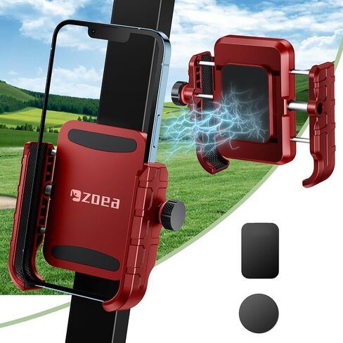 ZOEA Golf Cart Magnetic Phone Holder, Smartphone Mount, Ultra Strength Magnet Golf Phone Caddy, 360°Rotatable/One-Handed Pick & Place View Golf Cart Accessories Golf Gifts (Blue) in Saudi Arabia