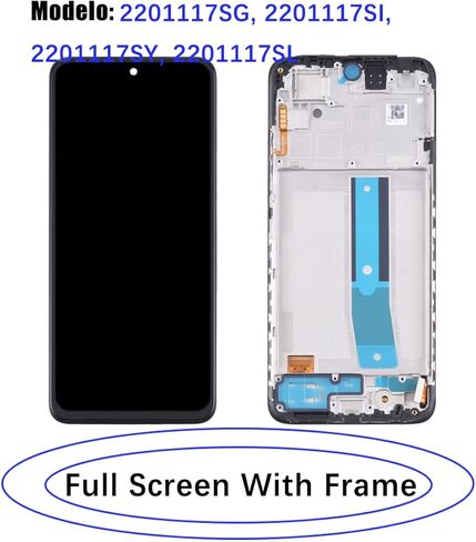 قطعة بديلة للشاشة لجهاز Xiaomi Redmi Note 11s 4G TFT، لشاشة Xiaomi Poco M5s LCD التي تعمل باللمس، أجزاء إصلاح مجموعة التحويل الرقمي مع عدة (أسود مع إطار) in Kuwait