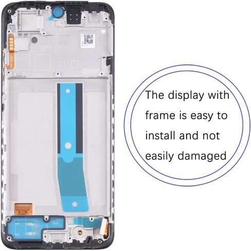 قطعة بديلة للشاشة لجهاز Xiaomi Redmi Note 11s 4G TFT، لشاشة Xiaomi Poco M5s LCD التي تعمل باللمس، أجزاء إصلاح مجموعة التحويل الرقمي مع عدة (أسود مع إطار) in Kuwait