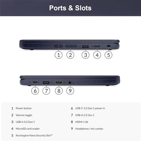 كمبيوتر محمول Lenovo 500w 2 في 1 (شاشة لمس 11.6 بوصة، Intel Pentium N6000، ذاكرة الوصول العشوائي 8 جيجابايت، 512 جيجابايت SSD) متين ومقاوم للماء للطلاب والمدرسة، كاميرا ويب، واي فاي، ويندوز 11 هوم، أزرق (متجدد) in Kuwait
