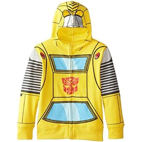 Transformers Little Boys' Bumblebee Little Boys Costume Hoodie, Yellow, 7