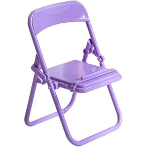 JJLFresheners Purple Cell Phone Stand, Mini Universal Phone Stand for Desk, Chair Design Phone Holder Stand Compatible with iPhones13 iPhones 13 Pro iPhones 13 Pro Max iPhones Pro 12 Pro Max Purple