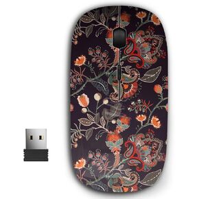 2.4G Ergonomic Portable USB Wireless Mouse for PC, Laptop, Computer, Notebook with Nano Receiver (Nature Big)
