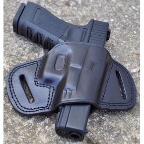 Ottoza Handmade Leather Gun Holster Compatible with Glock (17/19/19X/23) Right Handed Glock 19 Holster Owb - Glock 19X Holster Owb - Glock 17 Holster Owb - Glock 23 Holster Owb No:238