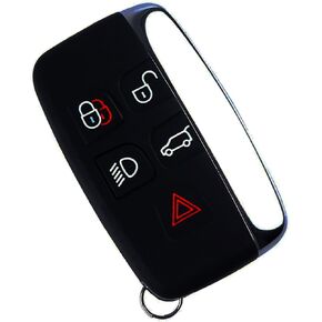 5 Button Replacement Car Key Fob Smart Proximity Keyless Entry Remote Start Control Fits for 2012-2017 Ranger Rover, Sport, Evoque/ 2012-2016 Land Rover LR2/ LR4 (KOBJTF10A), Pack of 1