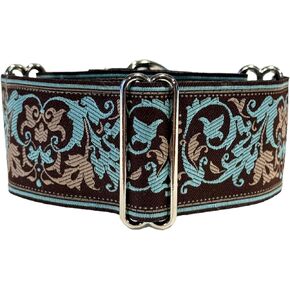 Martingale Dog Collar for Greyhound Saluki Whippet and Other Breeds with Similar Neck 2" Wide (14"-18")