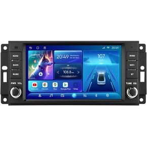 7 inch for Jeep Wrangler Dodge Chrysler 2008-2020 Android 12 Car Stereo Upgrade Radio Replacement Installation Kit DSP Auto Stereo Wireless Apple CarPlay GPS Navigation
