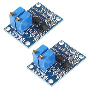 2PCS Microvolt Voltage Amplifier Module AD620 Instrumentation Amplifier Module Signal Amplifier Module DC 3-12V High Precision