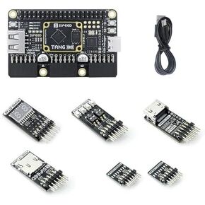 youyeetoo Sipeed Tang Primer 25K Dock FPGA Development Board MCU, RISCV, Modularisation, Gowin GW5A, PMOD SDRAM, 23K LUT4, MIPI 2.5Gbps (25K Pmod Paket)