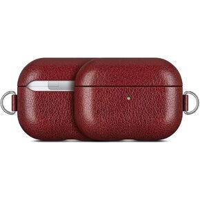 Handcrafted AirPods Pro Leather Case Cover | Only Compatible with AirPods Pro (1st Gen) - Top Grain Leather AirPods Pro 1st Generation Case | Not for AirPods Pro (2nd Gen) - Brown