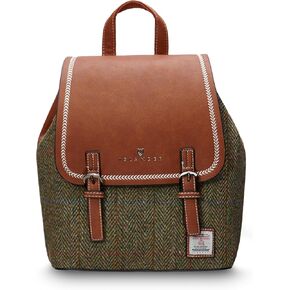Harris Tweed Chestnut Herringbone Jura Backpack