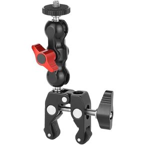 Super Clamp Articulated 1/4"-20 Mini Ball Hand for Camera Monitor Led Light Accessories