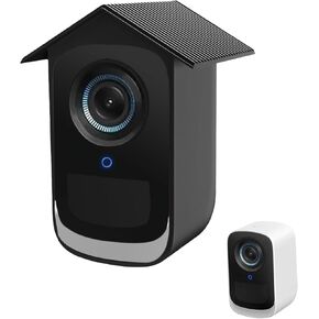 Silicone Protect Cover Case Skin for Eufy Security EufyCam S300 (Eufy Cam 3C) - 1 Pack Black