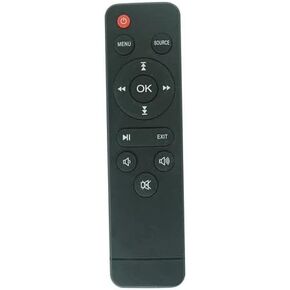 Remote Controller for Technaxx 4781 Beamer TX-113, XuanPad X008-QA01, QKK QK01 QK-01 QK03 AK-80 & Iolieo FX-01 Mini LED LCD Wi-Fi Portable Projector