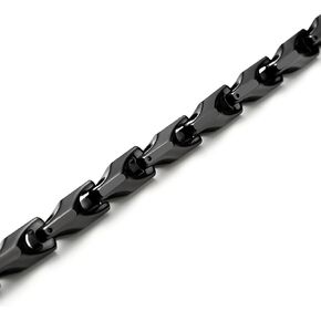 URBAN JEWELRY قلادة من التنغستن للرجال مقاس 22 بوصة مصنوعة من الفضة in Kuwait