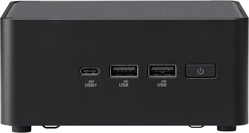 كمبيوتر مكتبي صغير ASUS NUC 14 Pro (Intel Core 3 100U، Intel Graphics Shared، 16 جيجابايت DDR5، 128 جيجابايت PCIe SSD + 500 جيجابايت HDD، 2 Thunderbolt 4، WiFi 6E، Bluetooth 5.3، 90W PSU، Win 11 Home) مع موسع منفذ USB DKZ in Saudi Arabia