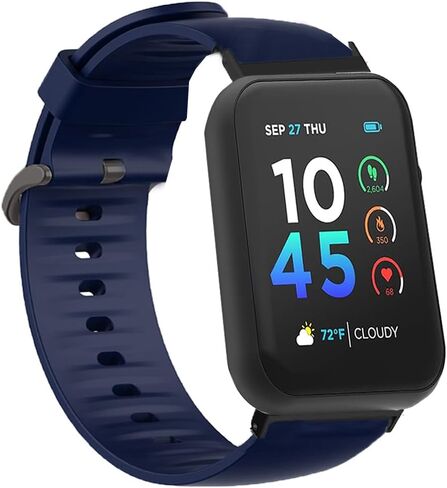متوافق مع ITOUCH AIR 4 Bands Band، أشرطة معصم بديلة من السيليكون مع إبزيم من الفولاذ المقاوم للصدأ متوافق مع ITOUCH AIR 4 41mm / 46mm / Air 3 44mm Smartwatch in Saudi Arabia