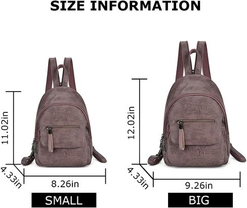 Small Backpack Purse for Women Fashion PU Leather Backpack Convertible Ladies Sling Bag in Kuwait