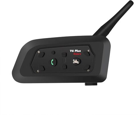 iFCOW دراجة نارية الاتصال الداخلي، V6 بلوتوث خوذة دراجة نارية الاتصال الداخلي 1500M 850mAh سماعة 6 راكبين لركوب IP65 للماء الترابية دراجة الثلج سماعة الرأس in Kuwait