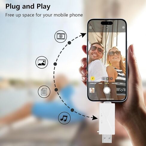 محرك فلاش USB C 3.1، متعدد الوظائف من النوع C OTG USB محرك الإبهام المزدوج فتحة بطاقة Sim للهواتف أندرويد والأجهزة اللوحية وأجهزة الكمبيوتر in Kuwait