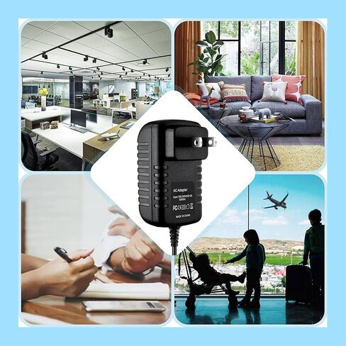 AC Adapter for Innov Model: IVP0900-2000 IVP09002000 Switching Power Supply, Black in Saudi Arabia