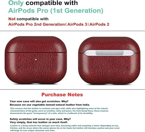 Leather Case - for AirPods Pro 2 Case Cover - Selected Skin-Friendly Leather, Carbon Fibre Texture, Handmade Drop Protective Hard Cover for AirPods Pro 2nd Generation Earbuds - White in Saudi Arabia