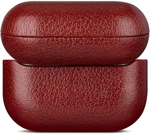 Leather Case - for AirPods Pro 2 Case Cover - Selected Skin-Friendly Leather, Carbon Fibre Texture, Handmade Drop Protective Hard Cover for AirPods Pro 2nd Generation Earbuds - White in Saudi Arabia