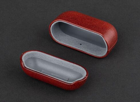 Leather Case - for AirPods Pro 2 Case Cover - Selected Skin-Friendly Leather, Carbon Fibre Texture, Handmade Drop Protective Hard Cover for AirPods Pro 2nd Generation Earbuds - White in Saudi Arabia