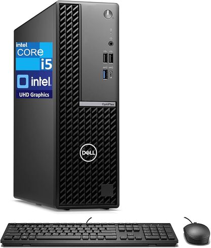 كمبيوتر مكتبي للأعمال Dell OptiPlex 7020 (Intel i5-14500، 16GB DDR5، 512GB PCIe SSD + 6TB HDD، Intel UHD 770، تبريد الهواء، 180W PSU، RJ-45، 1 منفذ عرض، 1 x HDMI 2.1، Win 11 Pro) in Saudi Arabia
