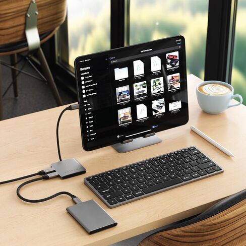 موزع Satechi USB C - 4 منافذ USBC Hub - محول USB C Hub متعدد المنافذ - نقل البيانات فقط (بدون شحن/فيديو) - موزع USBC لأجهزة MacBook Pro/Air M2، M1 Pro & Max، iPad Pro M2، iPad Air M1 in Kuwait