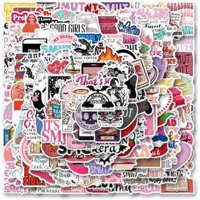165Pcs MTULESKY smut Book Stickers smutty Book Stickers Bookish Smutty for Laptop Water Bottle Luggage Cup Phone Tablet Flasks Bike Botebook Car Halloween, Christmas, Party Stickers