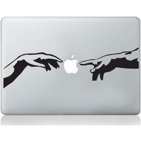 Michelangelo Creation of Adam Italian Hands mac Sticker Apple MacBook Laptop Decal Art Vinyl Art