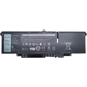 66DWX Laptop Battery 57Wh 4878mAh 3-Cell 11.4V Compatible with Dell Latitude 7340 7350 7440 7450 7640 7650 Series FH97R 0HYH8 0CTJJ6