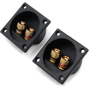 MY MIRONEY 2-Way Speaker Box Terminal Binding Post Cup 2.2" Speaker Box Terminal Cup Home Stereo Screw Cup Connectors Pack of 2