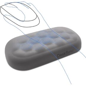 Ergonomic Mouse Wrist Rest, Wrist Cushion for Computer & Laptop, Memory Foam Wrist Support for Office Work & PC Game, Mouse Wrist Pain Relief PC Accessories, Carpal Tunnel Relief