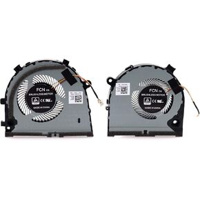 CPU Cooling Fan & GPU Fan Replacement for Dell Gaming Laptop G Series G3 3579/G3 3779/G5 5587 DC28000KVF0 DC28000KUF0 0TJHF2 0GWMFV