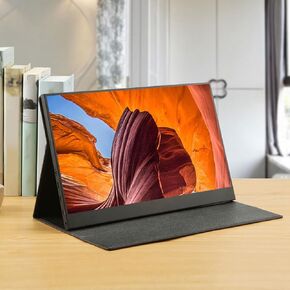 13.3 Inch Portable Monitor, 1080P FHD IPS USB Type C HDMI Laptop External Monitor with Dual Speaker,Travel Monitor for Switch for PS3 Laptop PC