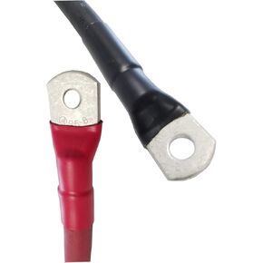 AC/DC WIRE AND SUPPLY 4/0 Solar Battery Cables 1 RED/ 1 Black 4/0 6" EA Sealed Wind,RV, Inverter USA