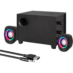 2.1 Multimedia Speaker Wood Enclosure Black