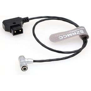 SZRMCC Portkeys 5pin Aviation Power Cable D-Tap to 5 Pin Female Port Coiled Power Cord for Portkeys LH5H LH5P Monitors 50cm