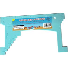 LEE FISHER SPORTS Universal Plastic Crab/Lobster Gauge - East Coast of USA, Gulf Mexico, Canada