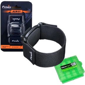 EdisonBright Fenix Brand Flashlight Wrist Holder ALW-01 Acc case Bundle for Models E12, E16, E18R and More