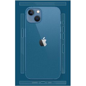 [2 Pack Back Screen Protector for iPhone 16 Pro Max, Not Glass Hydrogel Protector Film Ultra-Thin Full Wrapped Edge Transparent (Frosted)