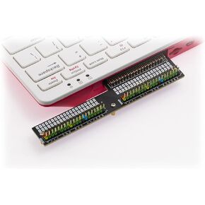 Raspberry Pi 400 GPIO Header Expansion Adapter, with Color-Coded Header,Easy Connect to Your Pi400 (Black)